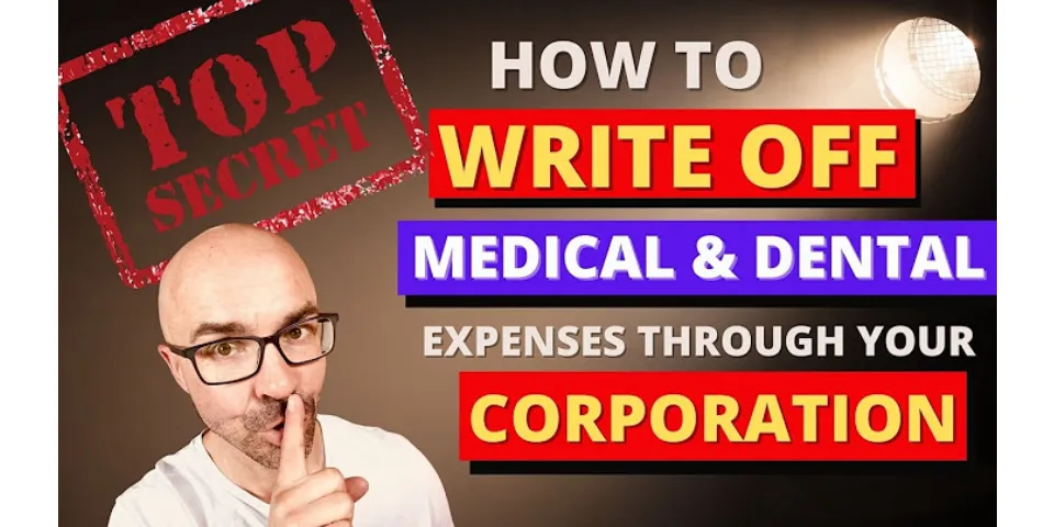 Can you write off dental work on taxes?