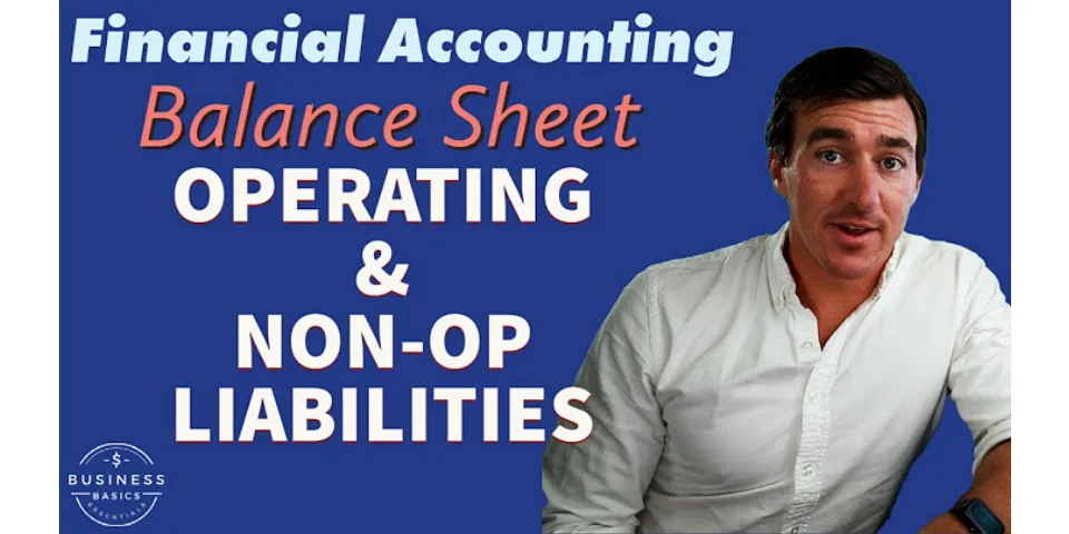 Difference between operating and non operating assets