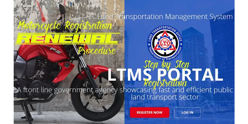 How do I renew or CR of a motorcycle in LTO online?