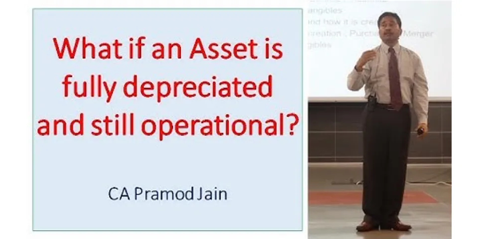 How much do assets depreciate each year?