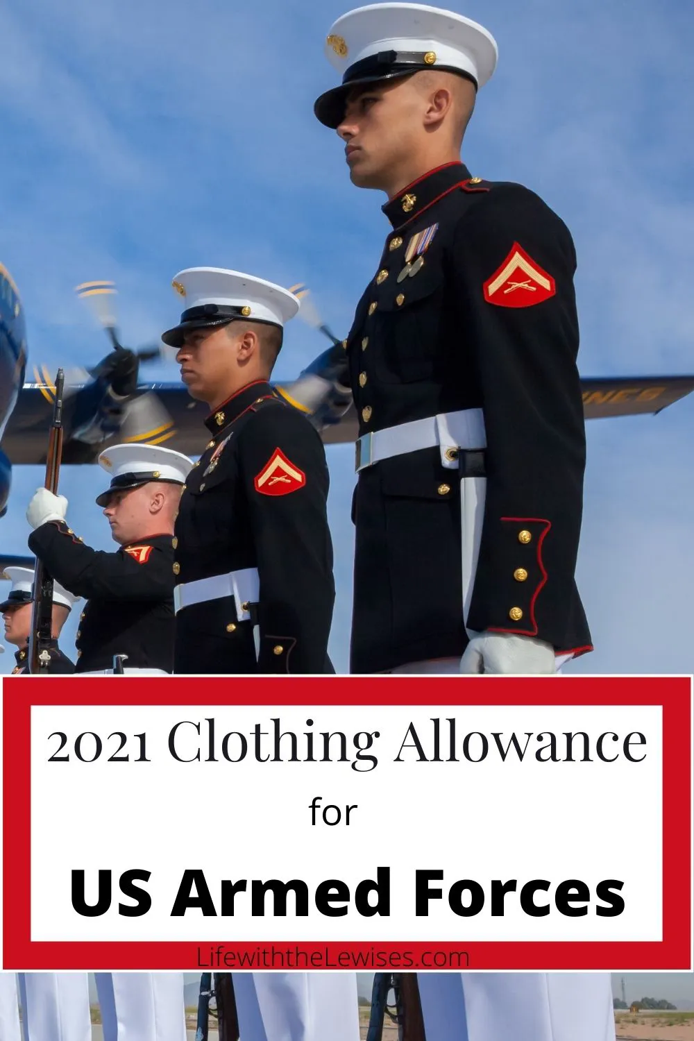 Are you curious what your service member might receive for their 2021 military clothing allowance? The figures for the next fiscal year have been released and I'll break it down by branch and gender.