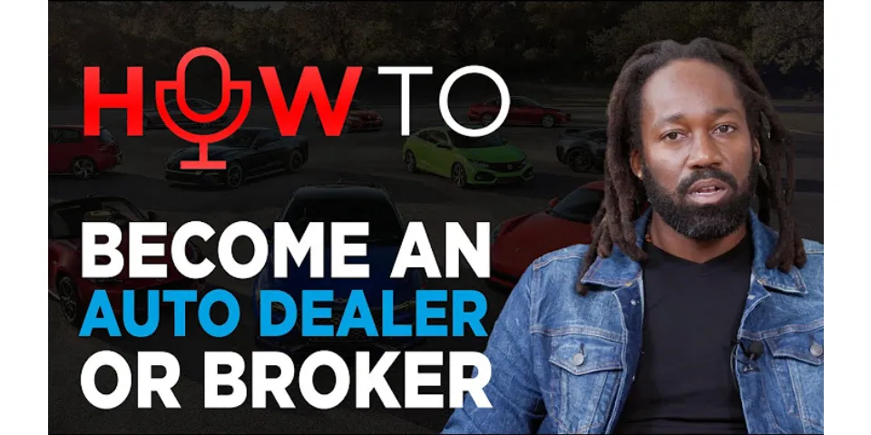 How to become a car broker