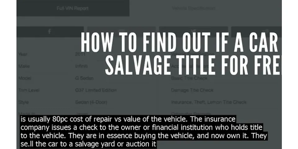 What is the difference between a junk title and a salvage title?