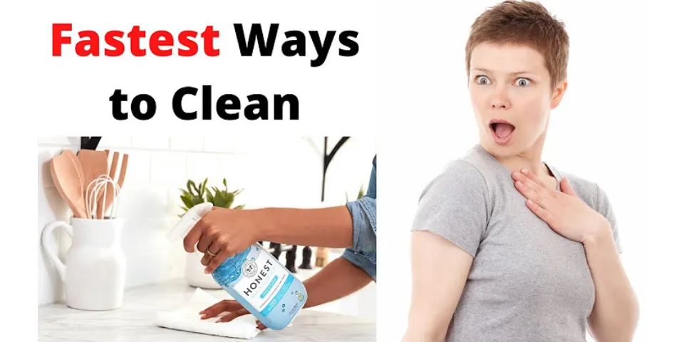 What is the fastest way to clean a dirty room?