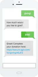 A mobile suite and text fundraising capabilities is an important part of your online fundraising platform.